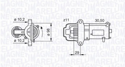 MAGNETI MARELLI 063280027010 -  Стартер